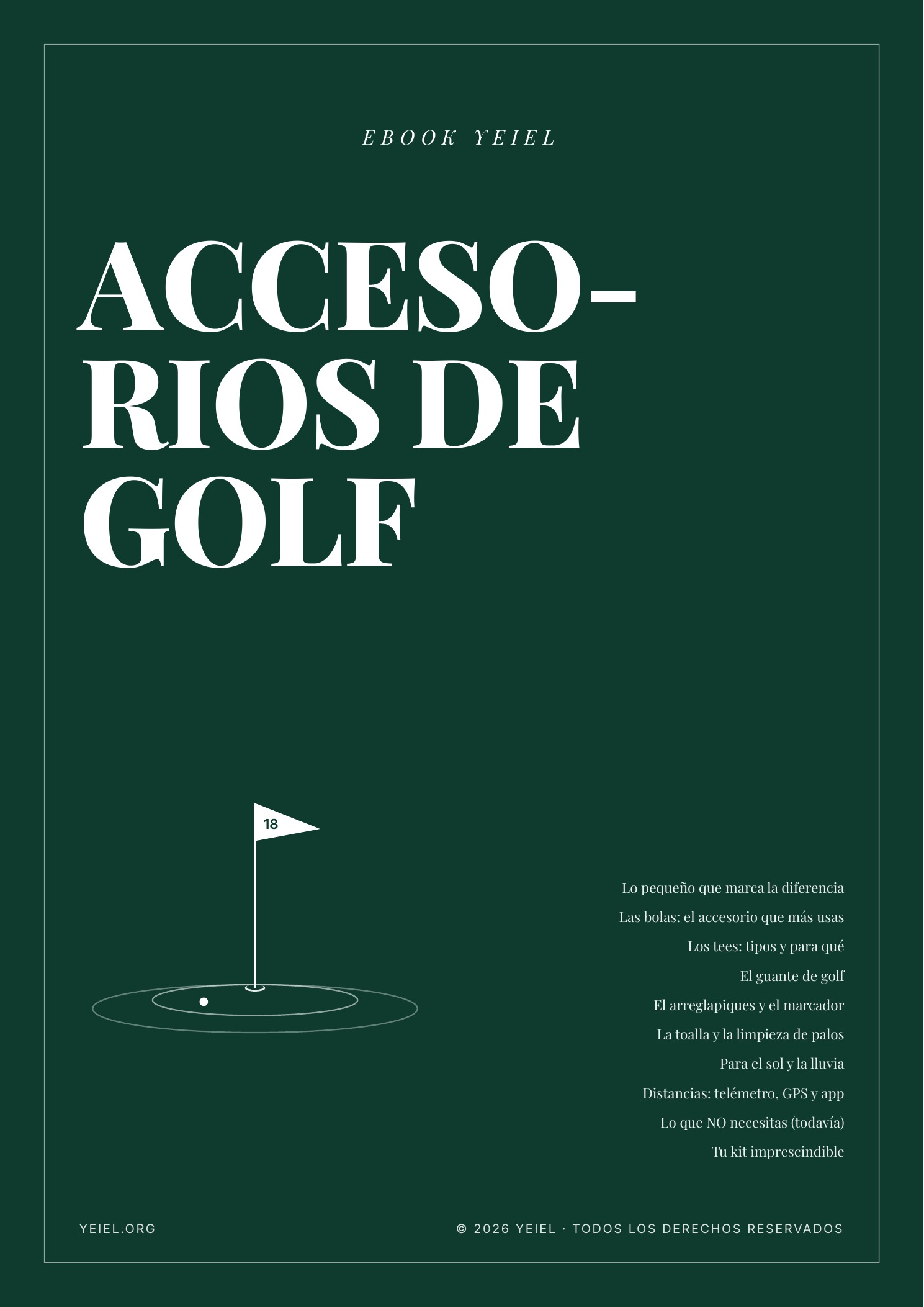 Portada del ebook Accesorios de golf imprescindibles