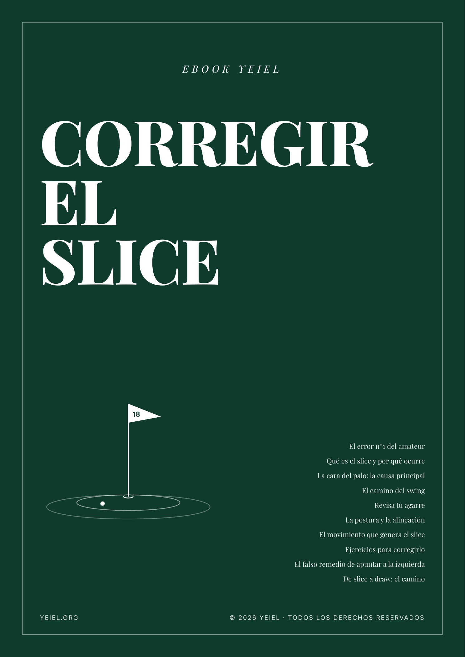 Portada del ebook Cómo corregir el slice en golf