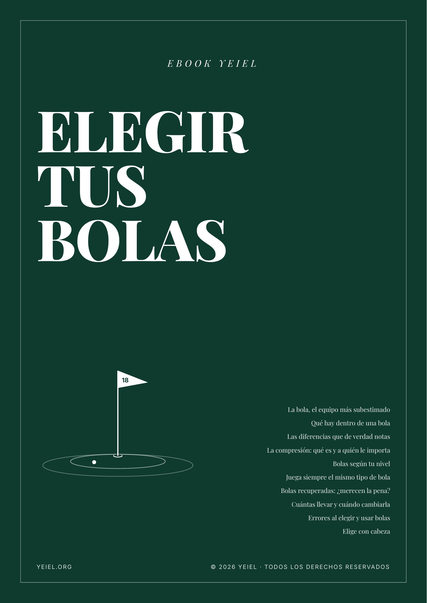 Portada del ebook Cómo elegir las bolas de golf