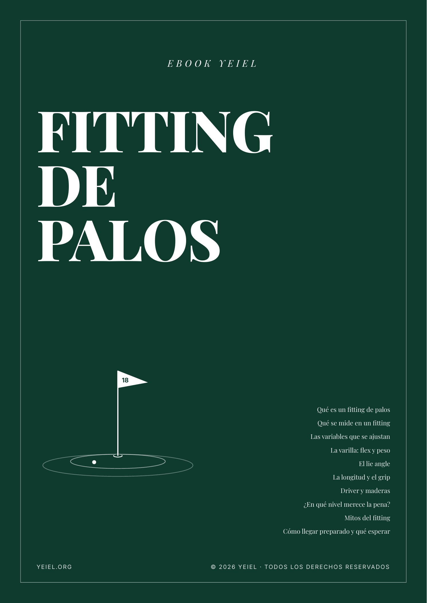Portada del ebook Fitting de palos de golf: qué se mide, cuándo hacerlo y qué cambia