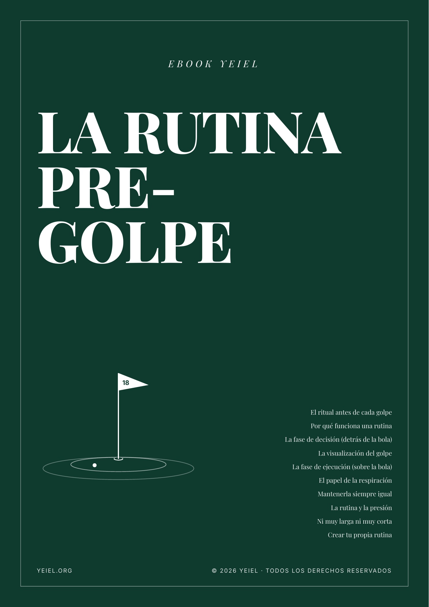 Portada del ebook La rutina pre-golpe en el golf