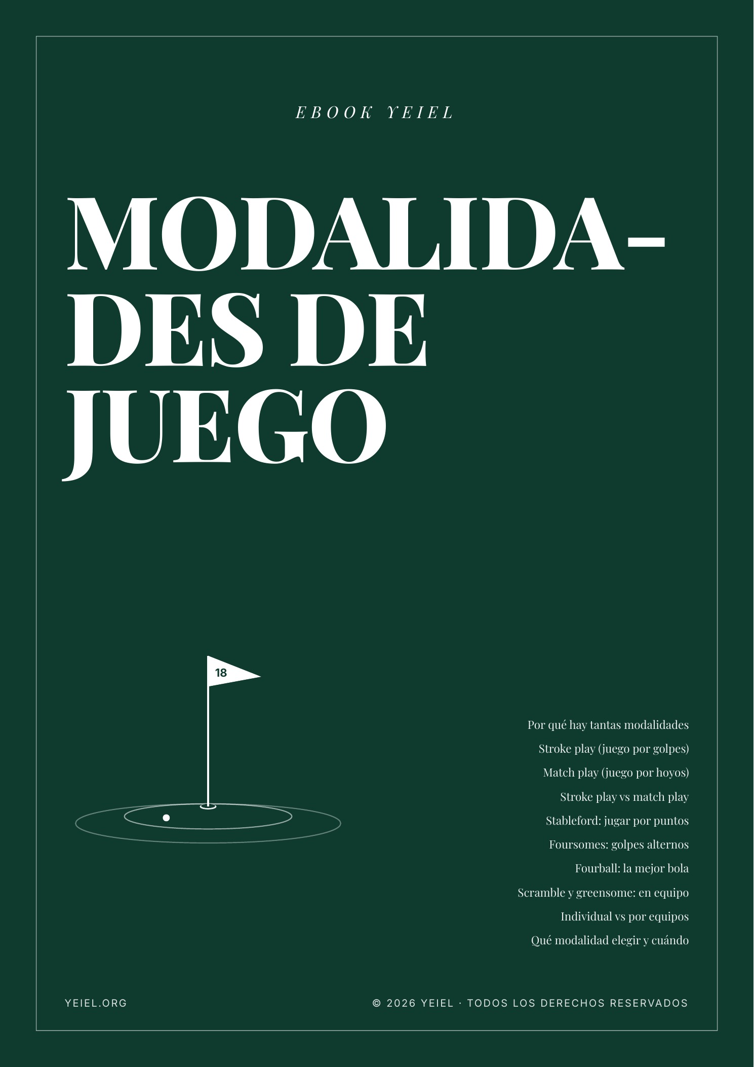 Portada del ebook Modalidades de juego en golf