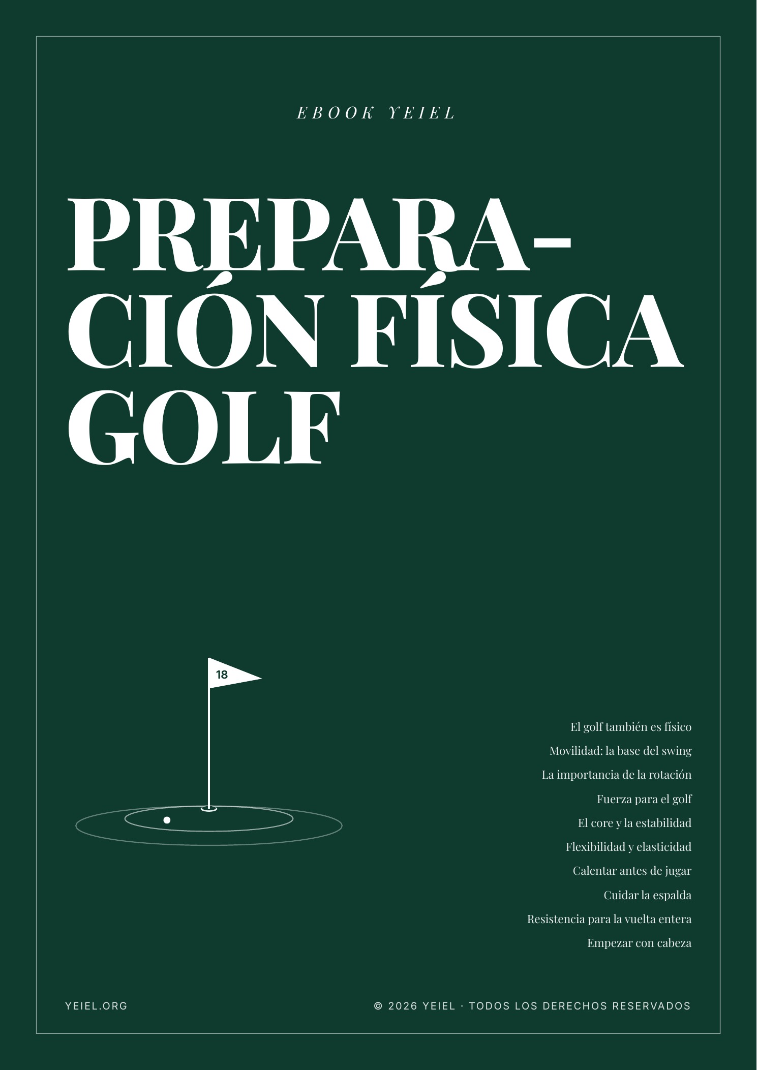 Portada del ebook Preparación física para el golf