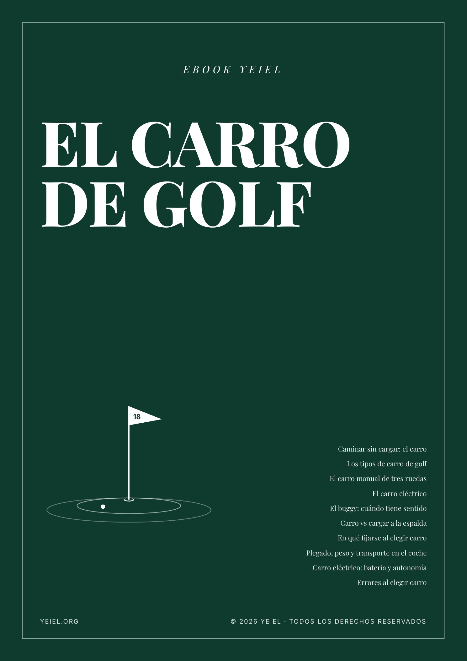 Portada del ebook El carro de golf: tipos y cuál elegir